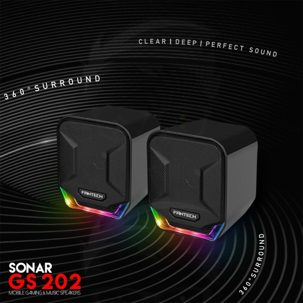 Fantech Sonar Gs202 Gaming & Music Speaker Fantech Sonar Gs202 Gaming & Music Speaker